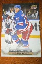 2015-16 Upper Deck - Ud Canvas Ryan McDonagh Rangers Star