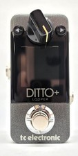 TC Electronic DITTO+ LOOPER Next Generation 60-Minute Multi-session Looper Pedal