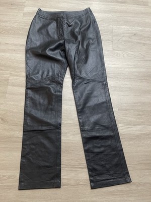 Willi Smith Collection Genuine Lamb Leather Pants Sz 4 In Excellent Condition