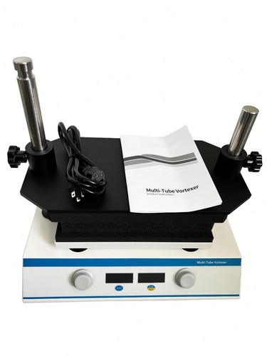 Mixer Vortice Multitubo con Motore Brushless 100-2500RPM Opzionale Test Tube Rack - Foto 3 di 12