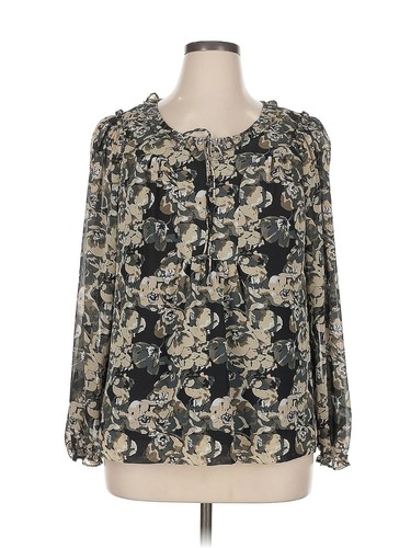 Blouse A.N.A Petite Taille M – Manches Longues – Noir & Blanc Étoiles