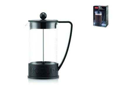 Bodum Kaffeemaschine Glas Borosilikatglas Brasilien 8 Tassen, 1Lt
