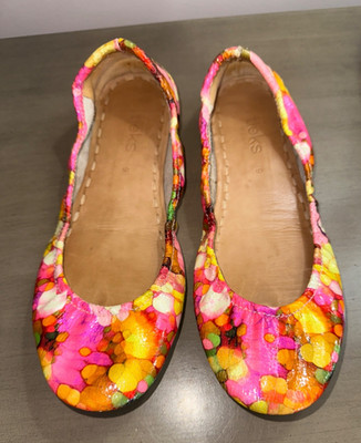 TIEKS Aquarella Italian leather ballet flats shoes 9 $385