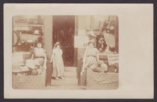 GREAT BRITAIN, RPPC postcard, The hat saleswomen