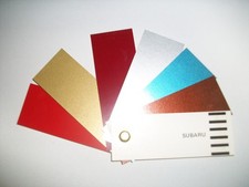 1979 Subaru Brat DL auto RM paint chips selection set