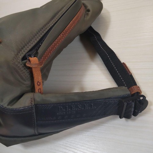 Deisel Men Diesel Good condition Olive Green Sling Body Shoulder Bag Luxury Used - Picture 2 of 20