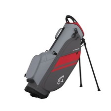 Callaway Chase Golf Stand Bag - Steel, Graphite & Red