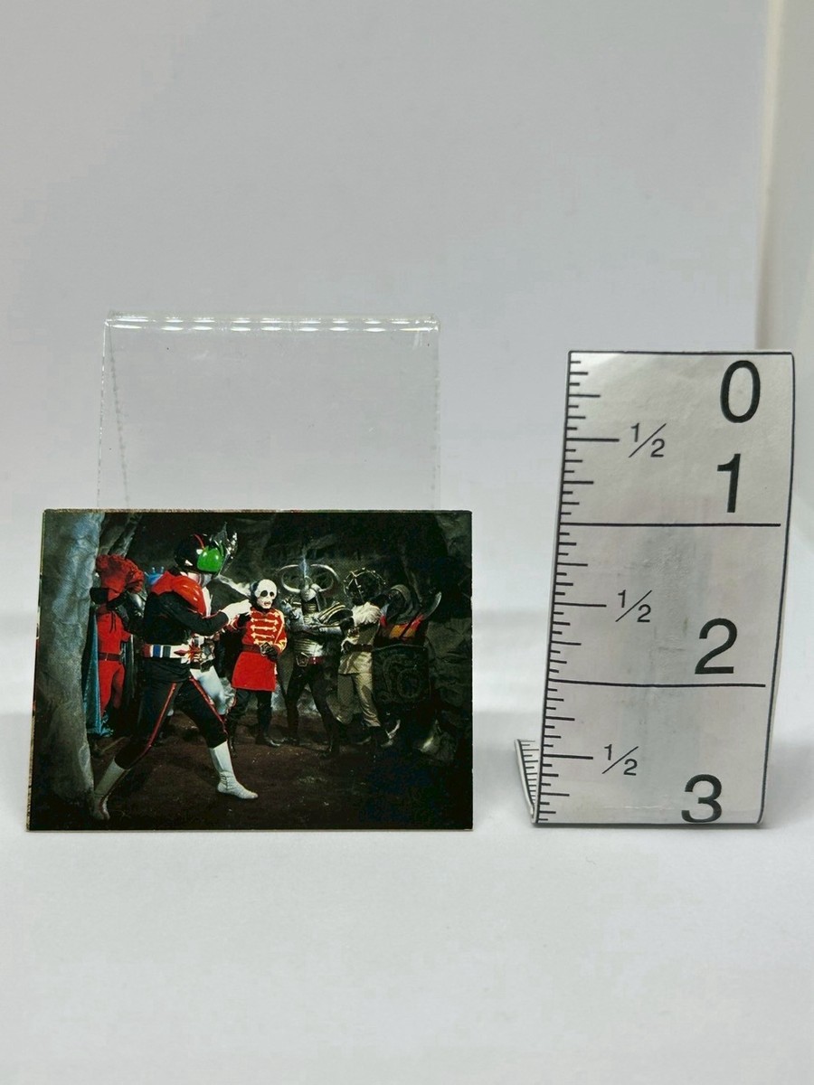 Kamen Rider Stronger vs Delza Army – 1970s Vintage Card – Japan