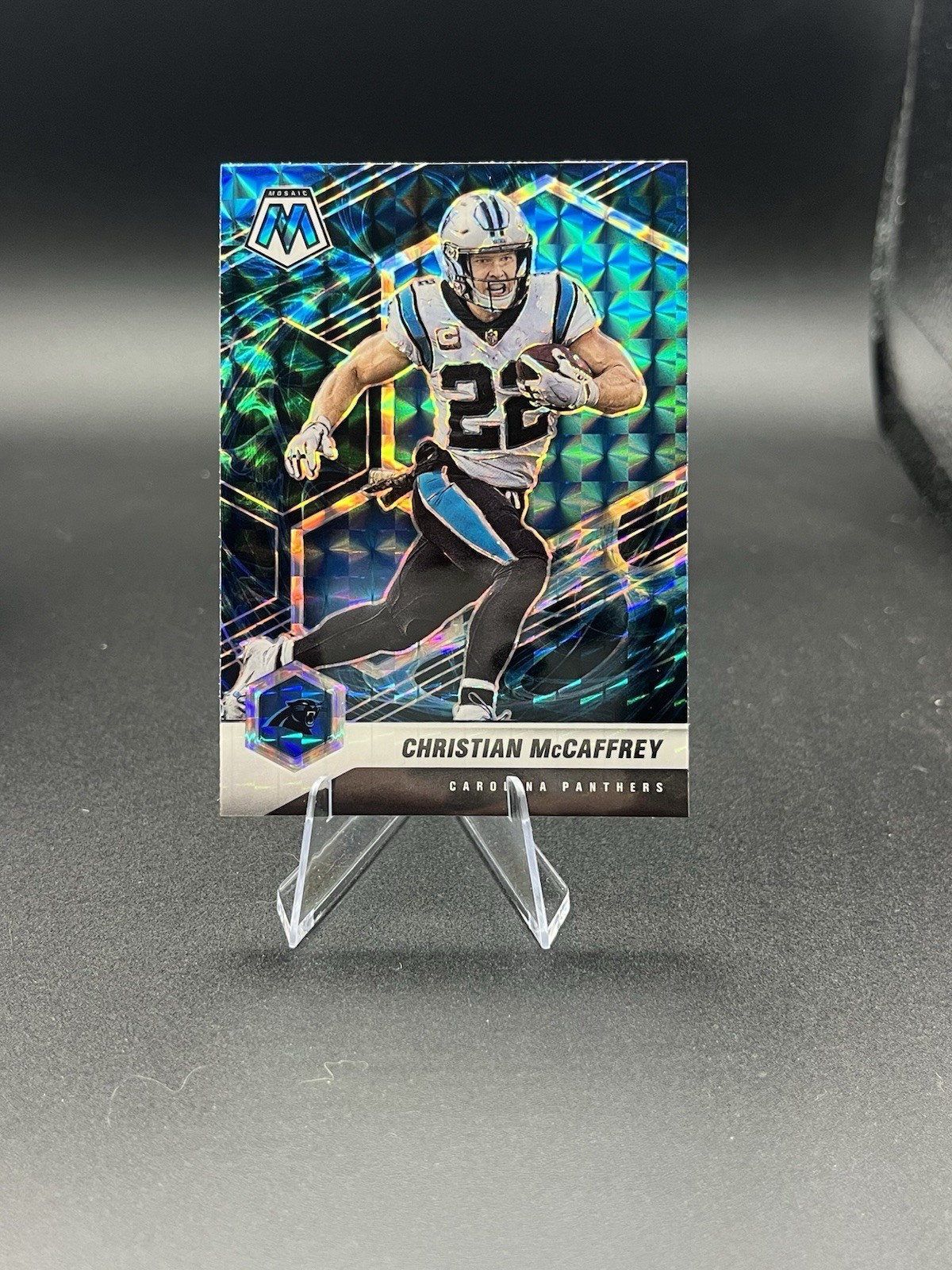 2021 Panini Mosaic #36 Christian Mccaffrey Genesis