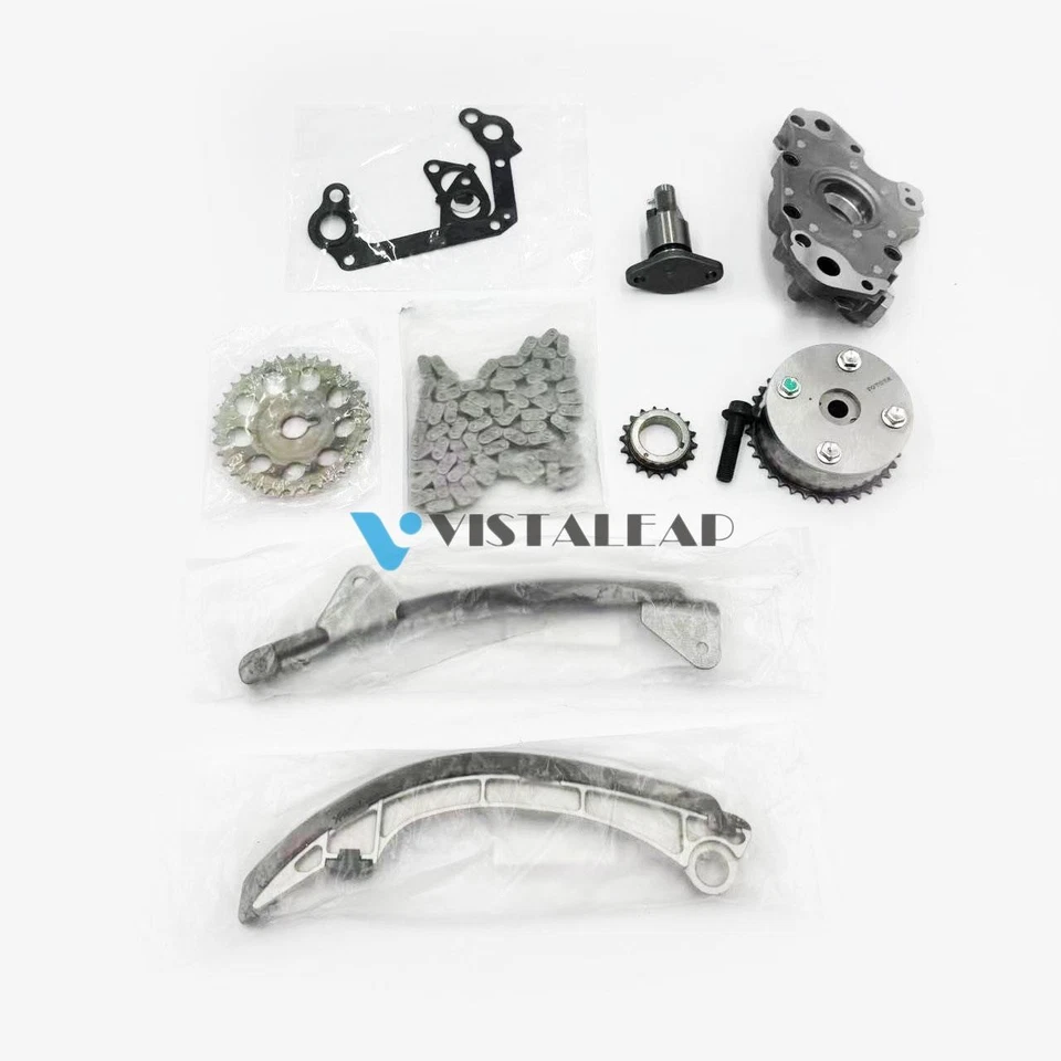 OEM Timing Chain Kit+Oil Pimp For 00-08 Toyota Corolla Celica Matrix MR2 1ZZFE Foto 2 de 4
