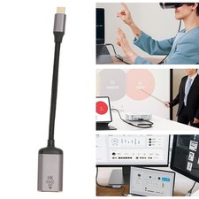 USB C to DisplayPort Adapter Aluminum Alloy USB C Male To DP Female 8K 30Hz 4K