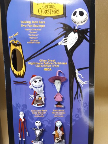 Neca 2003 Nightmare Before Christmas Talking Jack and Zero and Sally 18" - Picture 11 of 14