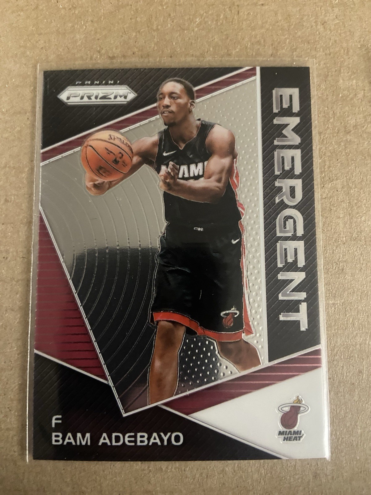 2017-18 Panini Prizm #EM-BAM Bam Adebayo Emergent