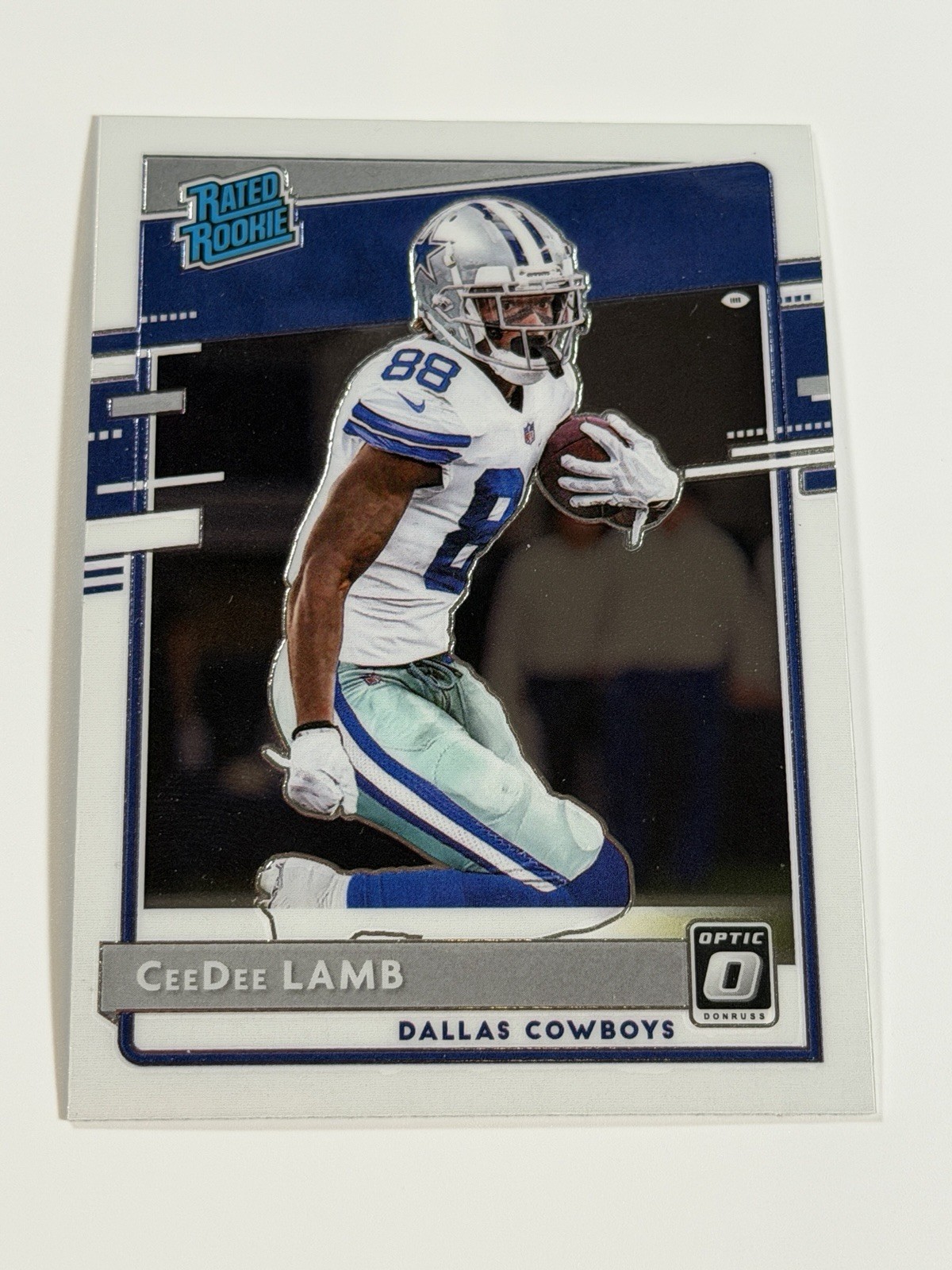 2020 Donruss Optic CeeDee Lamb #156 Rated Rookie RC Dallas Cowboys