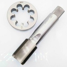 1pcs HSS Machine M35 x 1mm Plug Tap and 1pcs M35 x 1mm Die Threading Tool