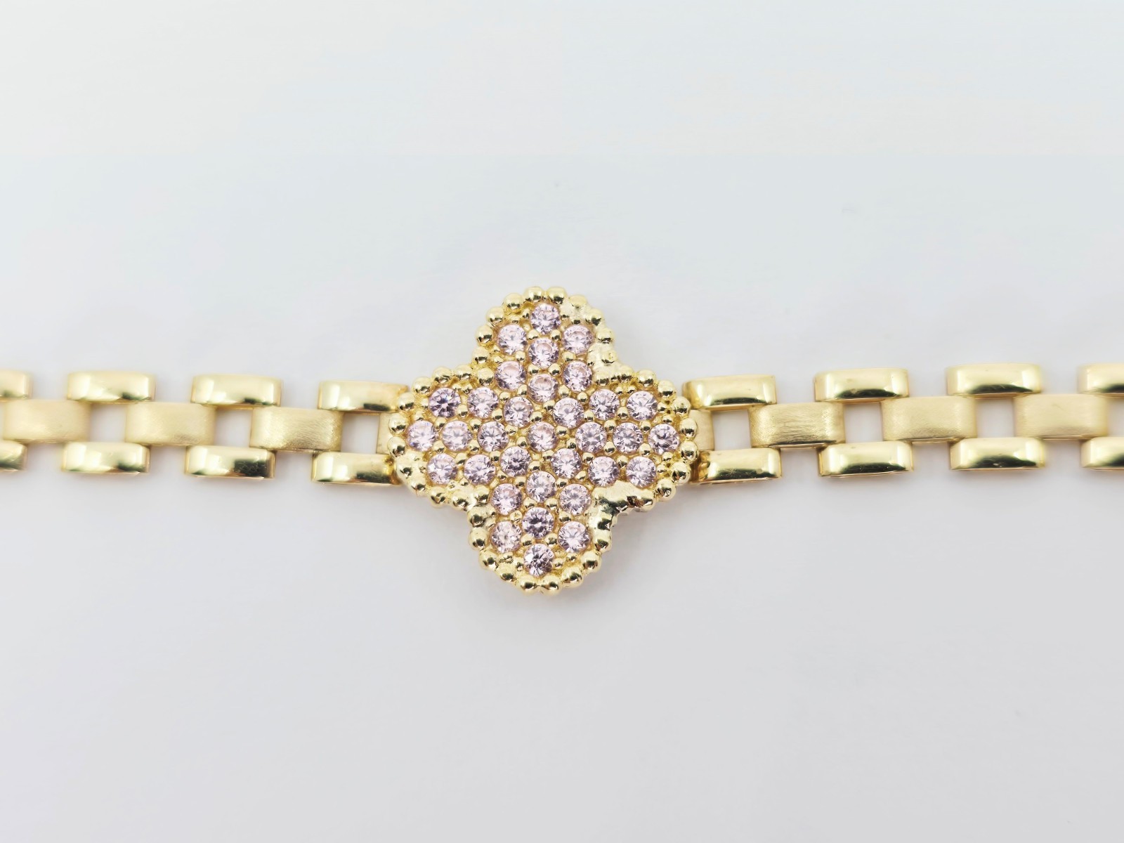 Unique 10K Solid Yellow Gold Four Leaf Clover Rol… - image 15