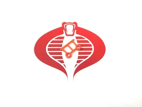 GI Joe Vehicle Devil Fish Twin Engine Connector 1986 Original Part