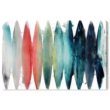 The Oliver Gal Artist Co. Abstract Wall Art Canvas Prints 'Paradise Found' Ho...