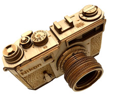 Wooden Nikon SP Collectible Model Camera Replica. Scale 1:1