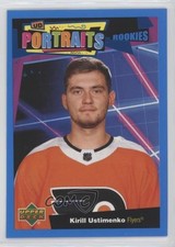 2020-21 Upper Deck UD Portraits Rookies Platinum Blue /25 Kirill Ustimenko 0d07