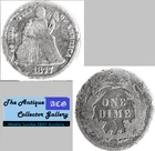 1877 Silver US Philadelphia Mint Seated Liberty Dime🪙Type 4🪙