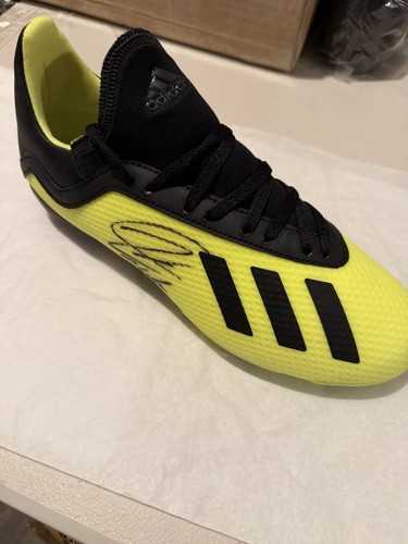 zlatan ibrahimovic Hand Signed Jr Adidas Football Cleat Authentic