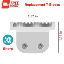 T-Blade Detachable Replacement Blades Compatible with Wahl Trimmers 9864/9864SS
