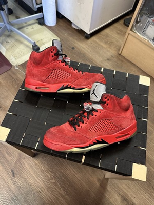 #ad Jordan Air Jordan 5 Red Suede University Red Black 136027 602 2017 $55.00