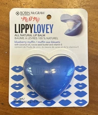 Revelation Robin McGraw Lippy Lovey Natural Lip Balm Blueberry Muffin CoconutOil