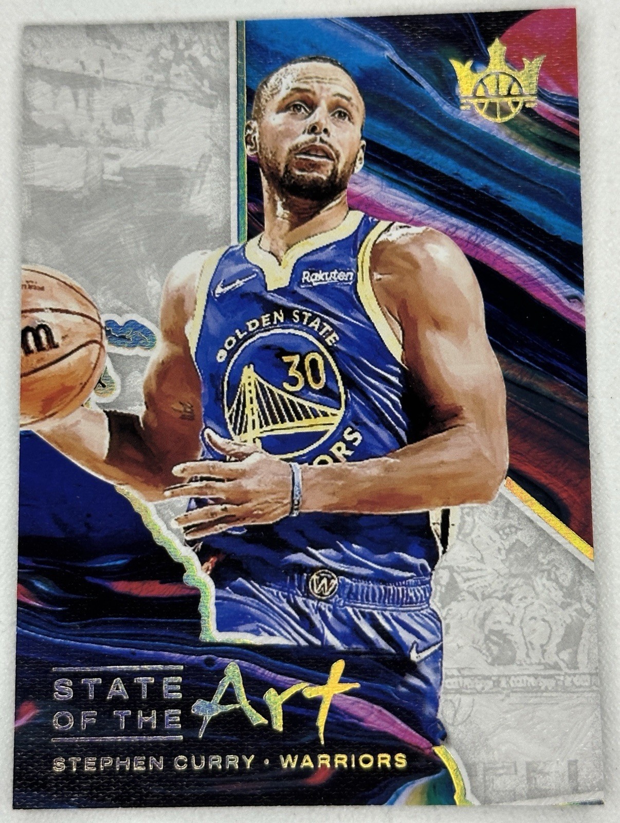 2021-22 Panini Court Kings State Of The Art Stephen Curry Golden State Warriors