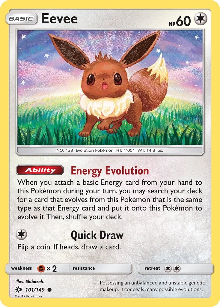 Eevee 101/149 SM Base Set