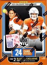 2025 Panini Texas Longhorns Collegiate NIL Factory Sealed Blaster Box ~ 6 Packs