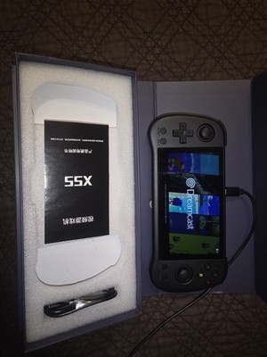 POWKIDDY X55 GAMING HANDHELD (BLACK) 64GB OS/256 GB GAME CARD (JelOS OS)