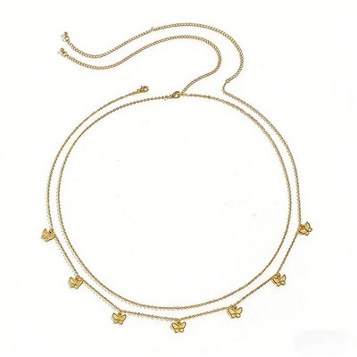 butterfly belly chain jewelry