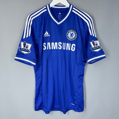 CHELSEA LONDON 2013/2014 HOME FOOTBALL SHIRT SOCCER JERSEY ADIDAS