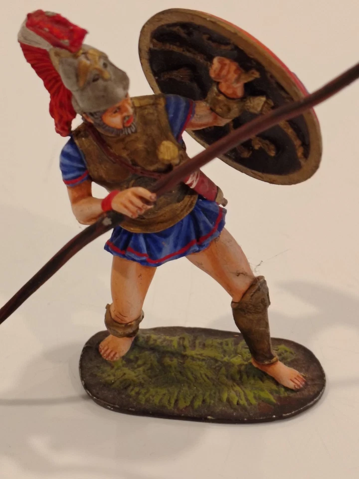 Russian Hand Painter Greek Warrior 54mm Mint Bought 2000. Artlevel Exquisite... - image 4 of 4