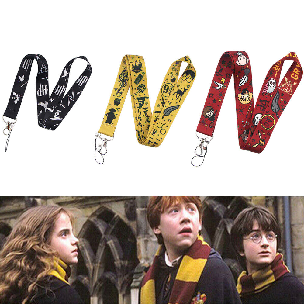Harry Potter Lanyard ID Badge Holder Deathly Hallows Lanyard Gift Potter  Gifts