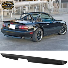 Fits 90-97 Miata MX5 MK1 KG Type 1 WORKS Style Rear Trunk Spoiler Lip Wing ABS