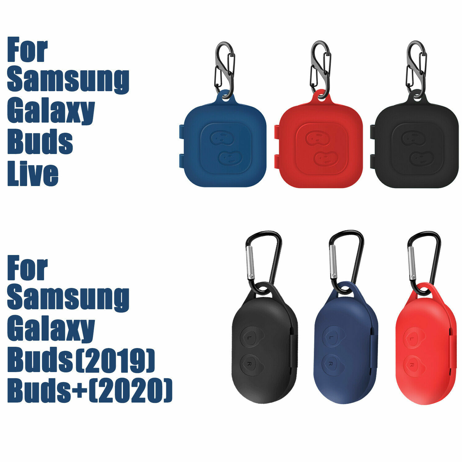 Earbuds Protective Cover Pouch For Samsung Galaxy Buds/+Plus/Live