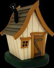 Fumoir Abenteuerhaus Nature Hauteur 20cm Neuf Halloweenhaus Maison en Bois