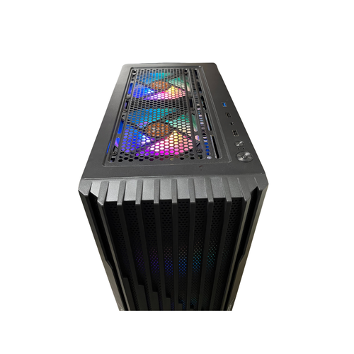 Gaming PC ARGB Desktop Computer i7 16GB 1TB SSD 2TB HDD RX580 WIFI Win10 - Picture 7 of 11