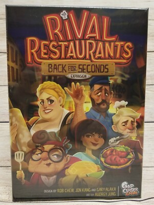Rival Restaurants: Back for Seconds Expansion Gap Closer Games SEALED