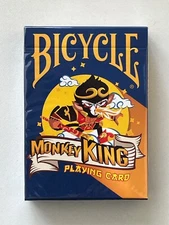 Bicycle Monkey King Playing Cards by Riffle Shuffle in DS1 New MINT Condition