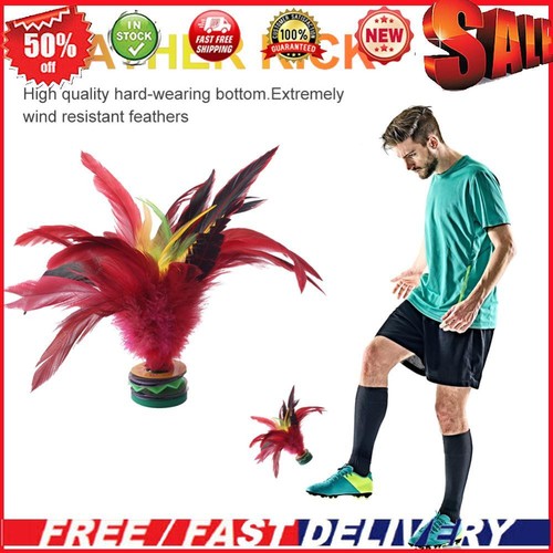 20cm Chinese Jianzi Colorful Feathers Shuttlecock Portable Fitness