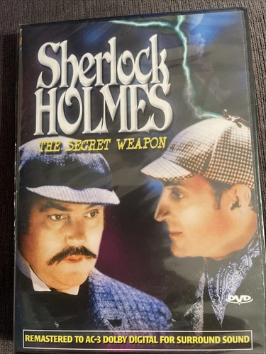 NEW Sherlock Holmes The Secret Weapon DVD 2002 Basil Rathbone FACTORY SEALED