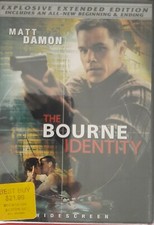 The Bourne Identity Widescreen Extended Edition  DVD  2002 