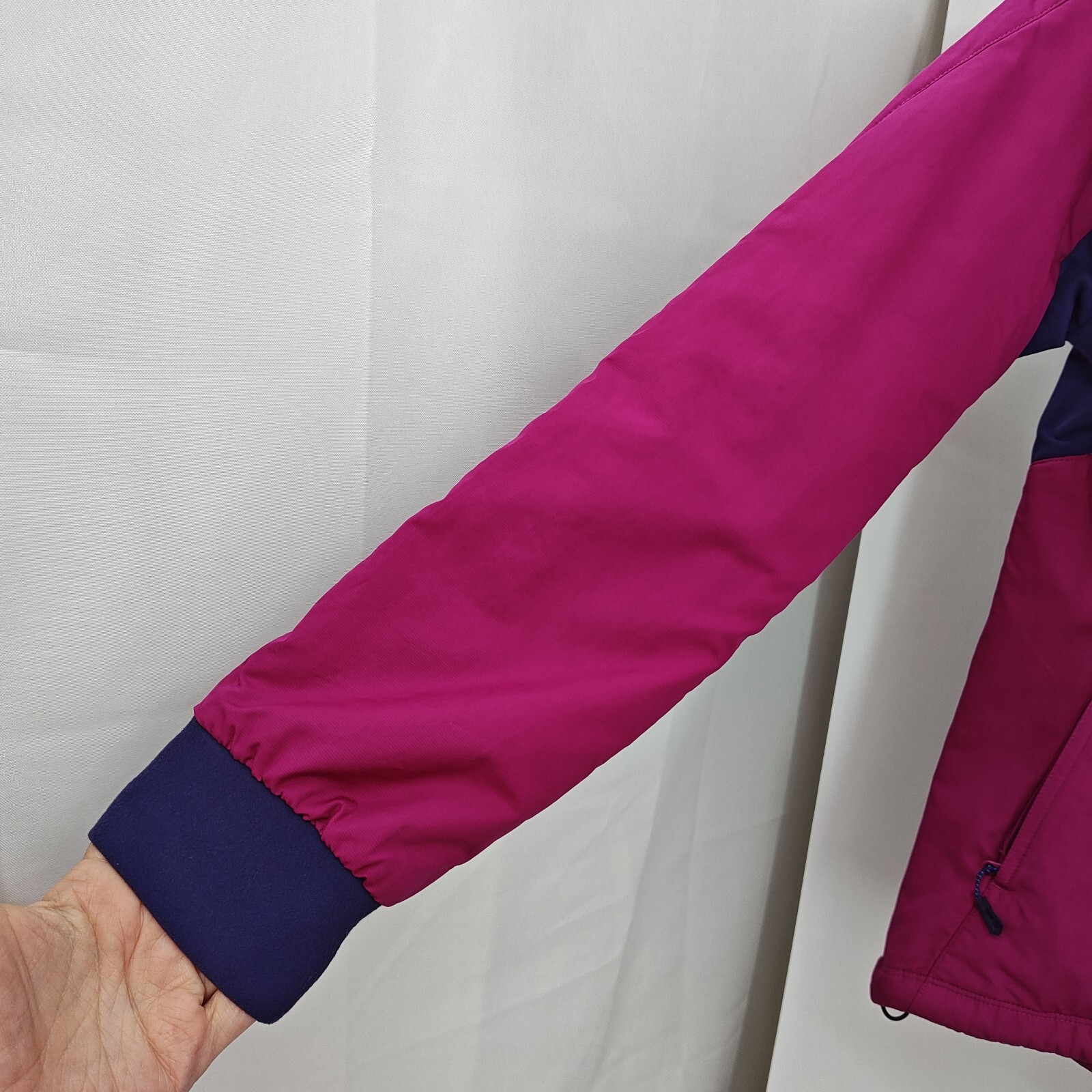 Giacca a vento Salomon donna full zip rosa viola clima L running