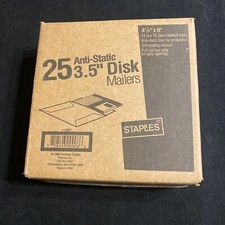 UPC 718103000086 product image for New Staples 25 Count Anti-Static 3.5 Disk Mailers | upcitemdb.com