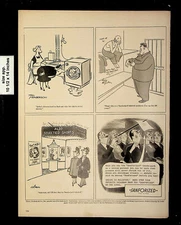 1950 Sanforized Shirts Laundry Uniform Clothing Fabric Vintage Print Ad 23065