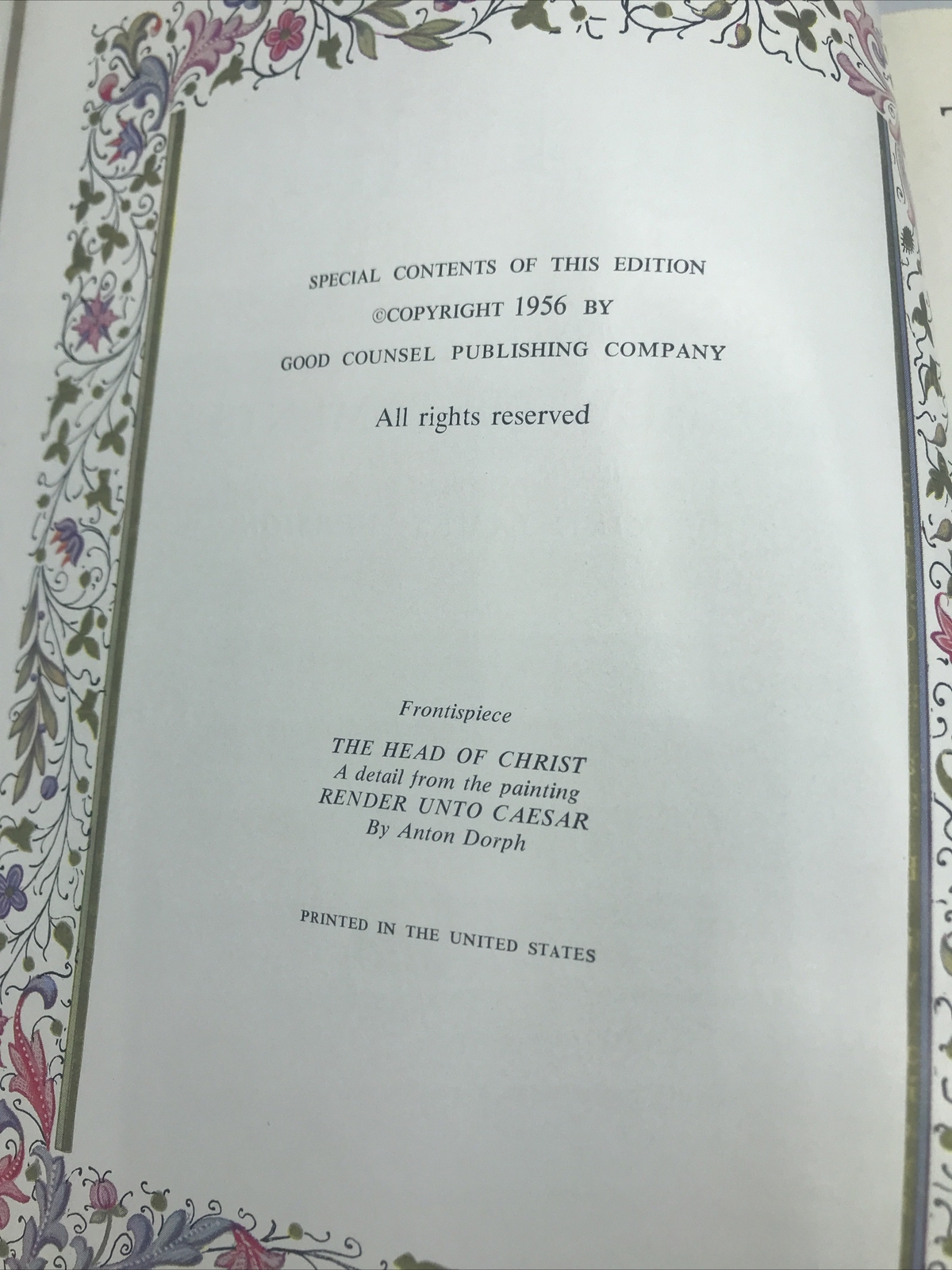 Vintage Holy Bible Guiding Light Edition 1956 eBay